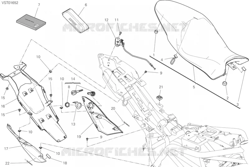 SELLE Ducati Moto Monster 2018 Monster 797  Monster 797