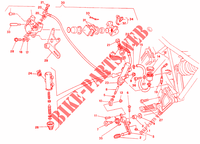 SYSTÈME DE FREIN ARRIERE (M 002306 016055) pour Ducati 900 SS 1991