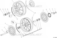 ROUES  Monster ducati-moto 2012 Monster 1100 EVO 3