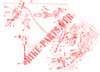 SYSTÈME DE FREIN ARRIERE (M 002306 016055) pour Ducati 900 SS 1993