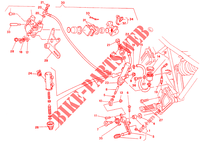 SYSTÈME DE FREIN ARRIERE (M 002306 016055) pour Ducati 900 SS 1994