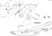 BEQUILLE LATERALE pour Ducati Supersport S 939 2019