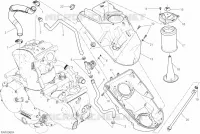 BOITE A AIR ET RENIFLARD D'HUILE pour Ducati Supersport S 939 2019