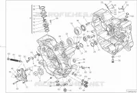DEMI CARTERS MOTEUR pour Ducati Supersport S 939 2019