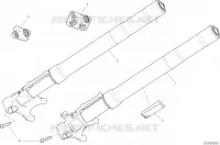 FOURCHE AVANT pour Ducati Supersport S 939 2019