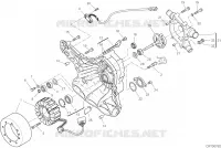 POMPE A EAU   COUVERCLE D'ALTERNATEUR  pour Ducati Supersport S 939 2019