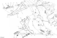 REPOSE PIEDS DROIT   PEDALE DE FREIN pour Ducati Supersport S 939 2019