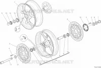 ROUES AVANT ET ARRIERE pour Ducati Supersport S 939 2019