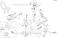 SYSTÈME DE FREIN ARRIERE pour Ducati Supersport S 939 2019