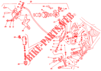 SYSTÈME DE FREIN ARRIERE (DM 001365) pour Ducati 750 SS 1994