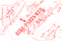 BOUCLE ARRIERE pour Ducati Diavel 1200 Titanium 2015