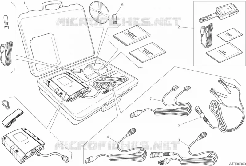 INSTRUMENT DE DIAGNOSTIC DDS Ducati Moto Diavel 2019 Diavel 1260 S  Diavel 1260 S
