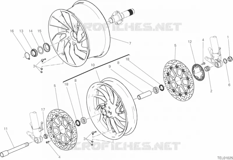ROUES Ducati Moto Diavel 2020 XDiavel S  XDiavel S