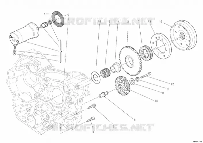 DEMARREUR ELECTRIQUE Ducati Moto Monster 2011 Monster 796 ABS  Monster 796 ABS