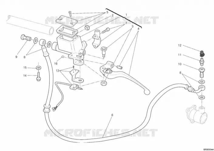 MAITRE CYLINDRE D'EMBRAYAGE Ducati Moto Monster 2011 Monster 796 ABS  Monster 796 ABS