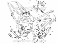 BEQUILLE LATERALE pour Ducati 907 I.E. 1992