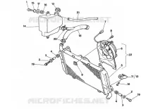 RADIATEUR D'EAU pour Ducati 907 I.E. 1992