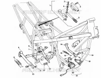 BEQUILLE LATERALE pour Ducati 907 I.E. 1990