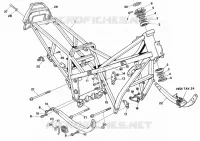 CADRE pour Ducati 907 I.E. 1990