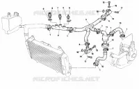 CIRCUIT DE REFROIDISSEMENT pour Ducati 907 I.E. 1990