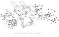 ENSEMBLE REPOSES PIEDS   SELECTEUR pour Ducati 907 I.E. 1990