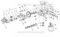 POMPE A HUILE   FILTRE pour Ducati 907 I.E. 1990