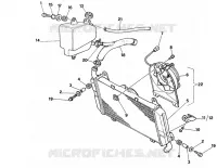 RADIATEUR D'EAU pour Ducati 907 I.E. 1990