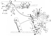 SYSTÈME DE FREIN ARRIERE (MODEL 1992) pour Ducati 907 I.E. 1990