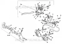 SYSTÈME DE FREIN AVANT (MODEL 1991) pour Ducati 907 I.E. 1990
