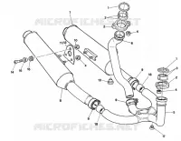 SYSTEME D'ECHAPPEMENT pour Ducati 907 I.E. 1990