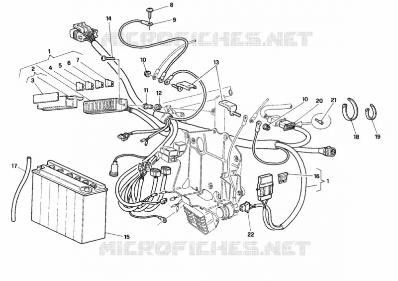 BATTERIE Ducati Moto Superbike 1994 916 SENNA  916 SENNA