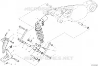 AMORTISSEUR ARRIERE pour Ducati Panigale V4 R 1000 2020