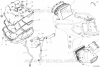 BOITE A AIR ET RENIFLARD D'HUILE pour Ducati Panigale V4 R 1000 2020