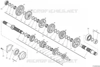 BOITE DE VITESSES pour Ducati Panigale V4 R 1000 2020