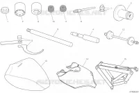 OUTILS SPECIAUX POUR MAINTENANCE (PARTIE CYCLE) pour Ducati Panigale V4 R 1000 2020