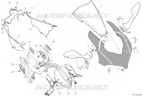 TETE DE FOURCHE pour Ducati Panigale V4 R 1000 2020