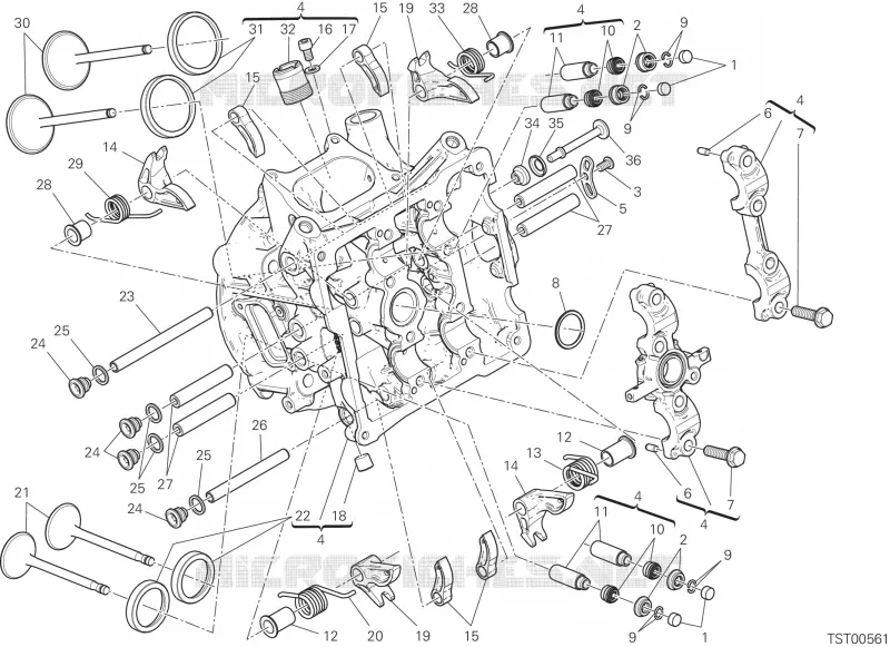 CULASSE HORIZONTALE Ducati Moto Superbike 2019 959 Panigale ABS  959 Panigale ABS