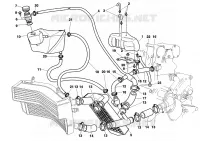 CIRCUIT DE REFROIDISSEMENT pour Ducati 916 R 1998