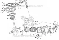 CYLINDRE   PISTON pour Ducati 916 R 1998
