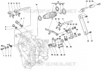 MECANISME DE SELECTION DE VITESSES pour Ducati 916 R 1998