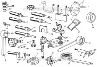 OUTILS SPECIAUX POUR MAINTENANCE (MOTEUR) pour Ducati 916 R 1998