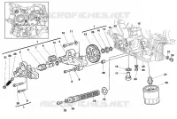 POMPE A HUILE   FILTRE pour Ducati 916 R 1998