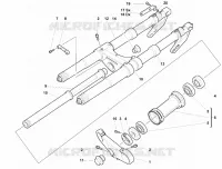 FOURCHE AVANT pour Ducati 996 R 1999