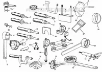 OUTILS SPECIAUX POUR MAINTENANCE (MOTEUR) pour Ducati 996 R 1999