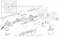 POMPE A HUILE   FILTRE pour Ducati 996 R 1999