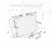 RADIATEUR D'EAU pour Ducati 996 R 1999