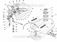 RESERVOIR D'ESSENCE pour Ducati 996 R 1999