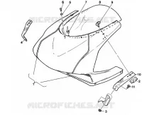 TETE DE FOURCHE pour Ducati 996 R 1999