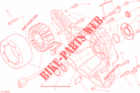 COUVERCLE / GENERATEUR pour Ducati Scrambler Classic 800 2015