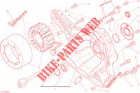 COUVERCLE / GENERATEUR pour Ducati Scrambler Icon 800 2015